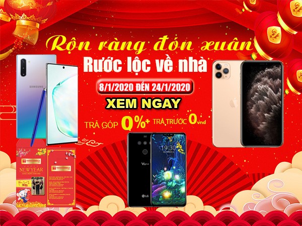 Tặng bộ 20 phong bao Lì Xì Thinhmobile Tết 2020 tuyệt đẹp trị giá 100.000 vnđ