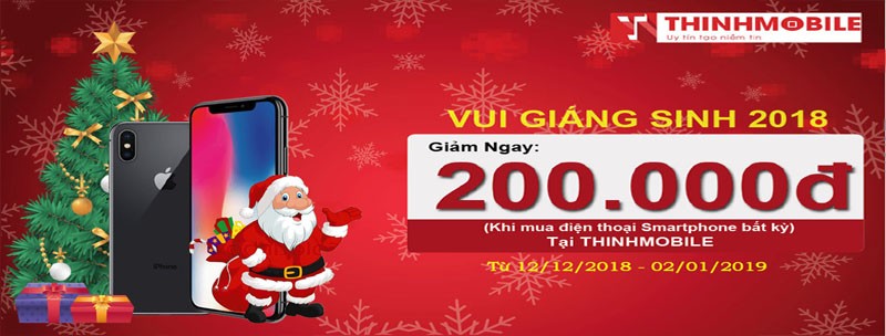 Quá Sốc nhận lì xì đón tết dương mừng noel tại Thịnh Mobile