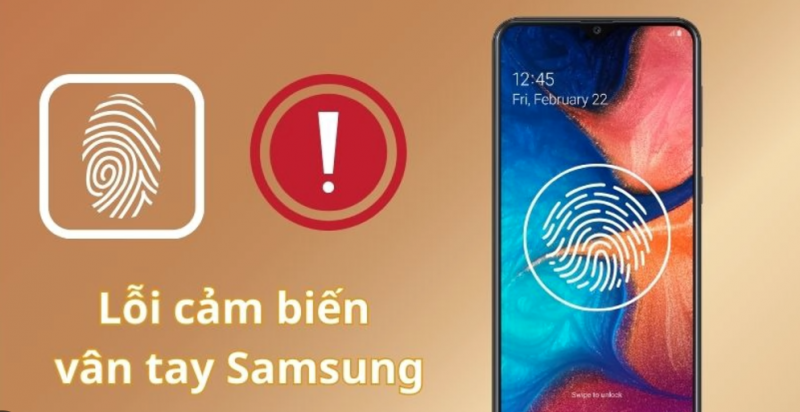 Lỗi cảm biến vân tay samsung a03s nguyên nhận vì sao