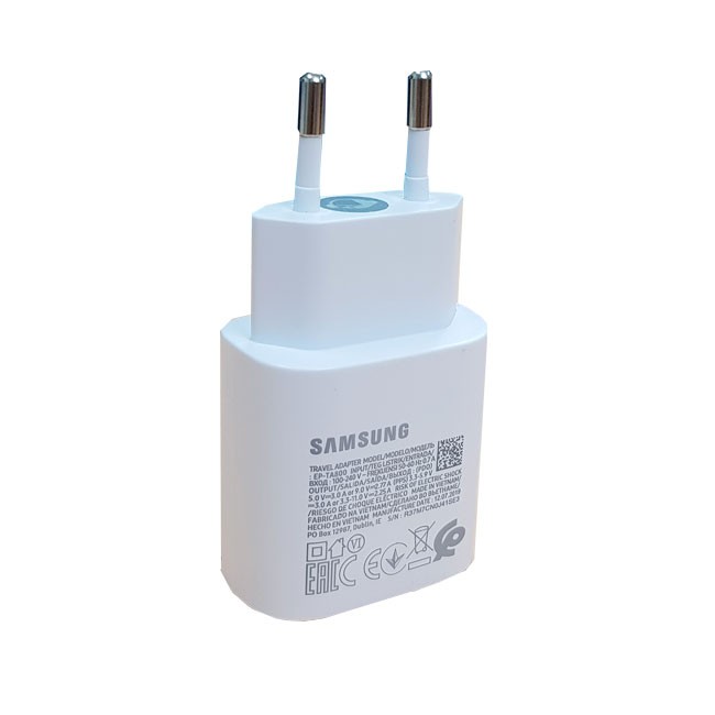 Bộ sạc nhanh samsung zin ch&iacute;nh h&atilde;ng 25W