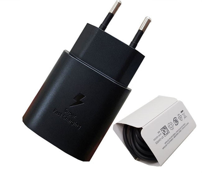 Bộ sạc nhanh samsung zin ch&iacute;nh h&atilde;ng 25W