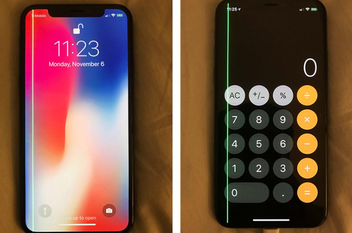 Màn hình bị sọc xanh/sọc tím iPhone 13 Pro phải làm sao